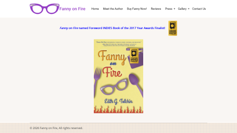 Fannyonfire.com screen shot