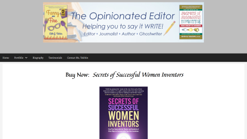 Opinionated Editor site screenshot